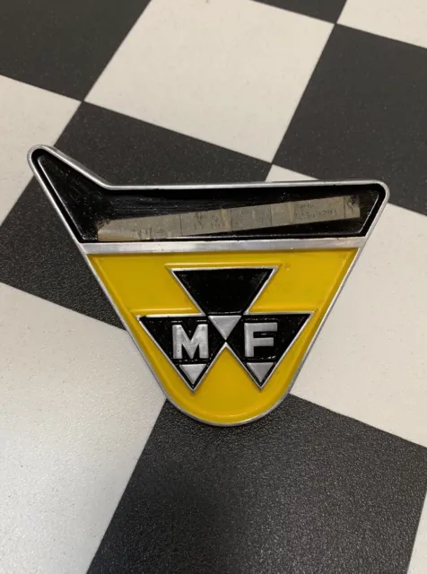Massey Ferguson MF 20 Original Emblem Logo NOS Metall
