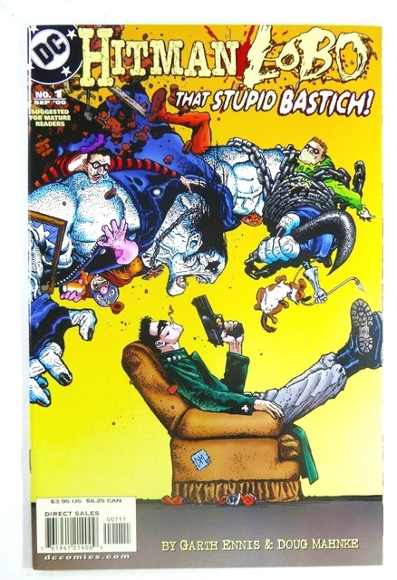 DC HITMAN / LOBO: THAT STUPID BASTICH (2000) #1 HTF One-Shot Garth ENNIS NM 9.4