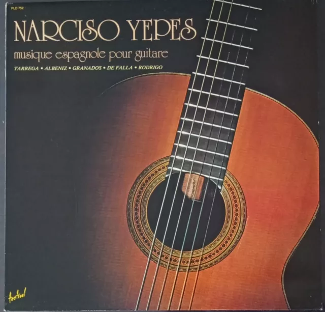 Narciso Yepes : Musique Espagnole Pour Guitare. Vinyle 33T