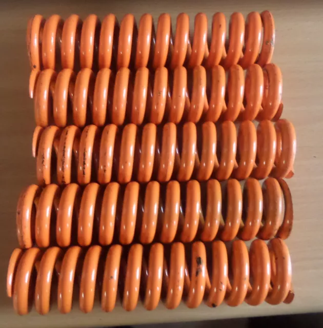 Springs (Orange Compression Type)  Heavy Duty 6" L x 1 3/8|" OD X 3/4" ID (5off)