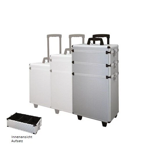 Comair Caja Herramientas 3-teilig Sobre Ruedas Asa Telescópica