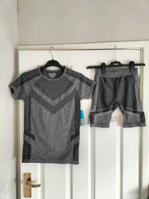 New Kids PRIMARK Activewear T-shirt And Cycling Shorts Age 12-13 Years