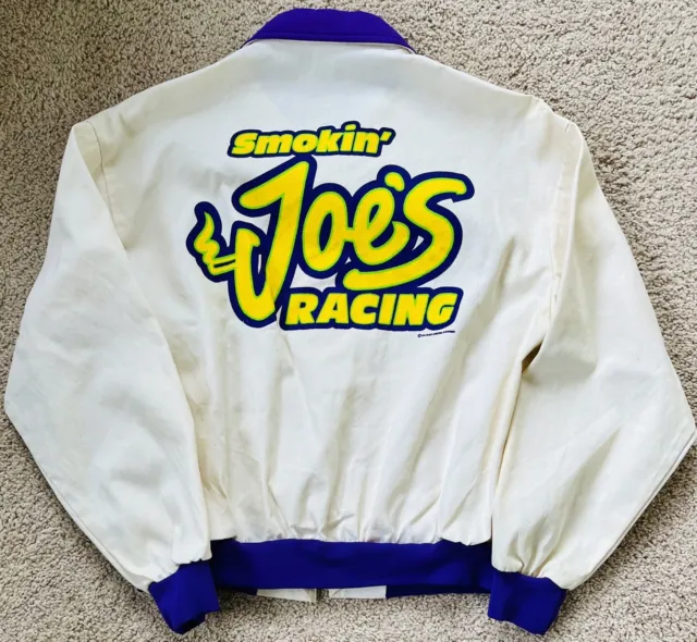 Camel Joe Smokin Joes Racing Swingster USA Made Canvas-Like Vintage VTG Jacket