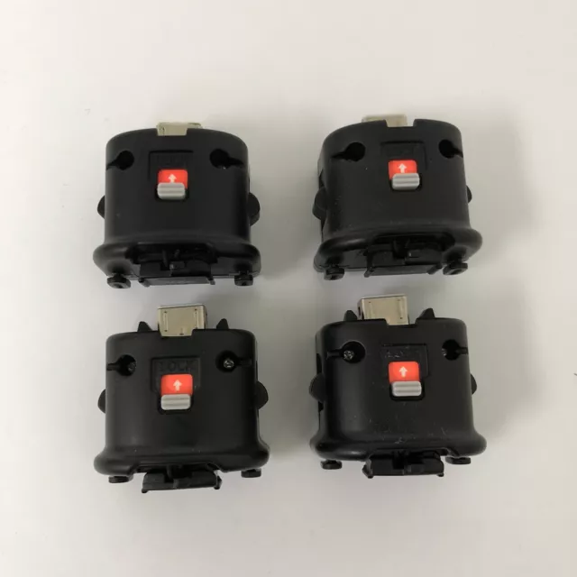 LOT X4 OEM Nintendo Wii Motion Plus Adapter RVL-026 Black Tested EB-11095