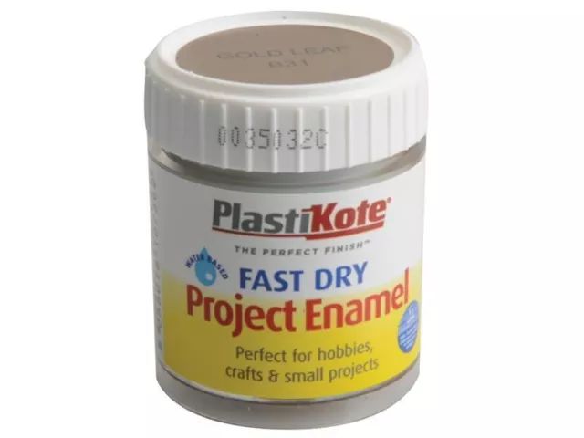 Plasti-kote - Fast Dry Enamel Paint B31 Bottle Gold Leaf 59ml - 440.0000031.067