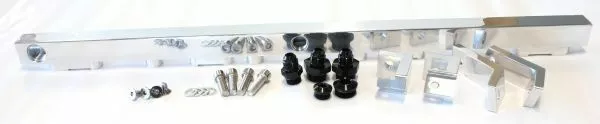 Aeroflow Af64-2001P Ford 4.0L Ba - Bf Xr6 & Turbo Billet Fuel Rail Kit Polished