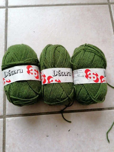 2 Pelotes De Laine Suisse - 50g, N°3, 14% Mohair - Pour Tricot - Neuf