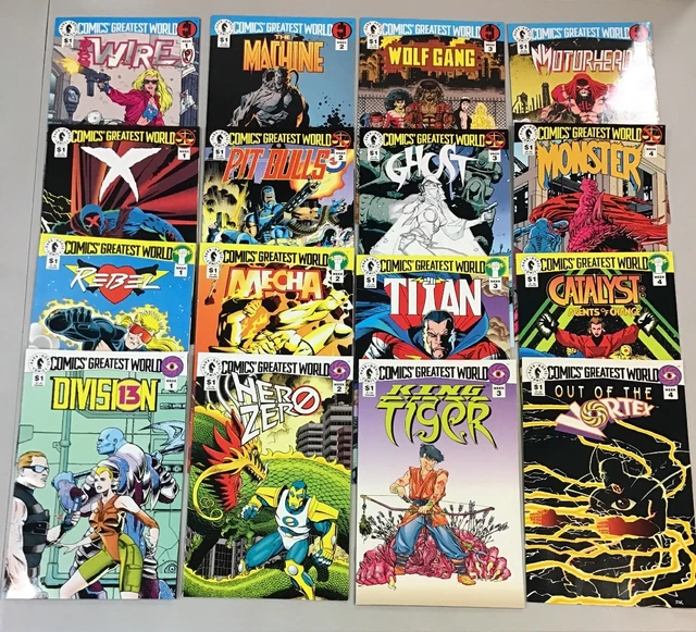 4 Sets 16 Comics Greatest World Week 1-4 Dark Horse Barb Wire Ghost (CGW01)