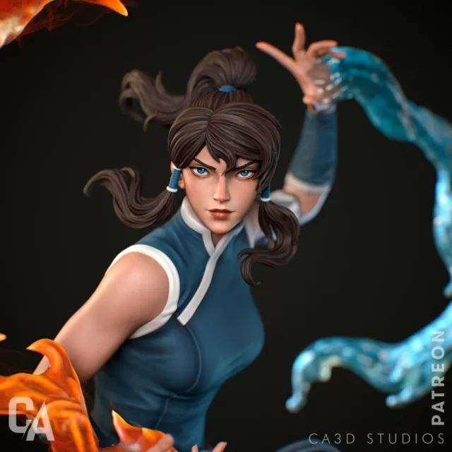 3D printed Korra + worldwide Free Shipping