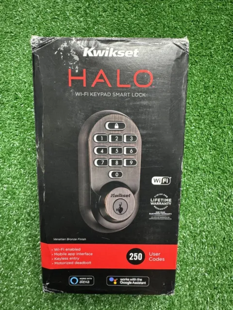 Kwikset 99380-002 Halo Keypad WiFi Enabled Smart Lock Venetian Bronze