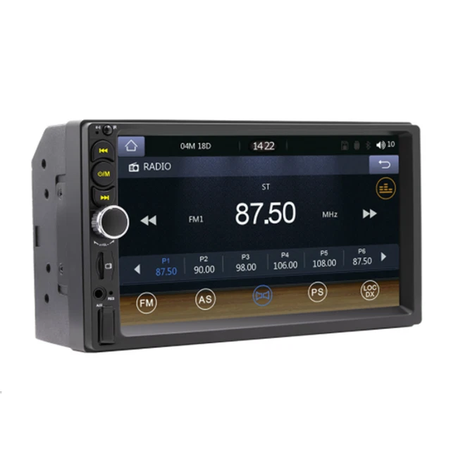 7" Double 2 Din Car Stereo with Apple Carplay & Android Auto Play MP5 Radio