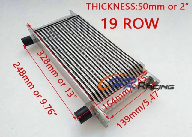 248mm 19 Row An-10an Universal Engine Transmission Oil Cooler Radiatore olio