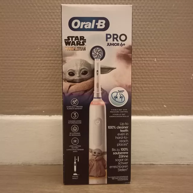 Oral-B Brosse à Dents Électrique  Pour Enfants Star Wars Capteur De Pression