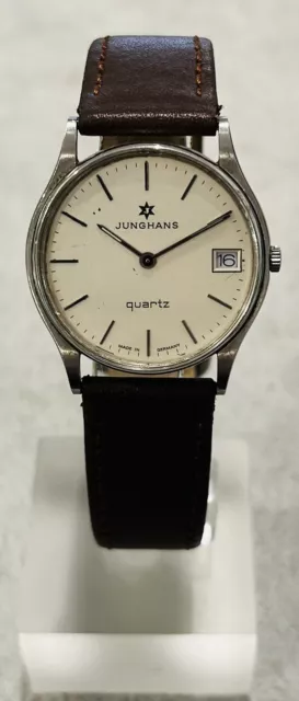 Junghans Reloj Unisex, Cuarzo, Pantalla Fecha, la Nueva Batería, Bien Cuidado