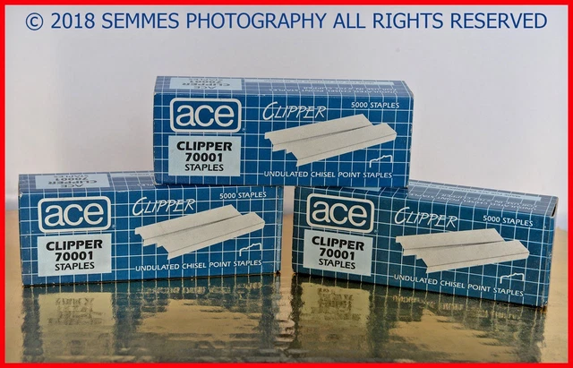 thumbnail image 2 of 70001 ACE UNDULATED CHISEL POINT STAPLES (BOX OF 5000 2 of 10