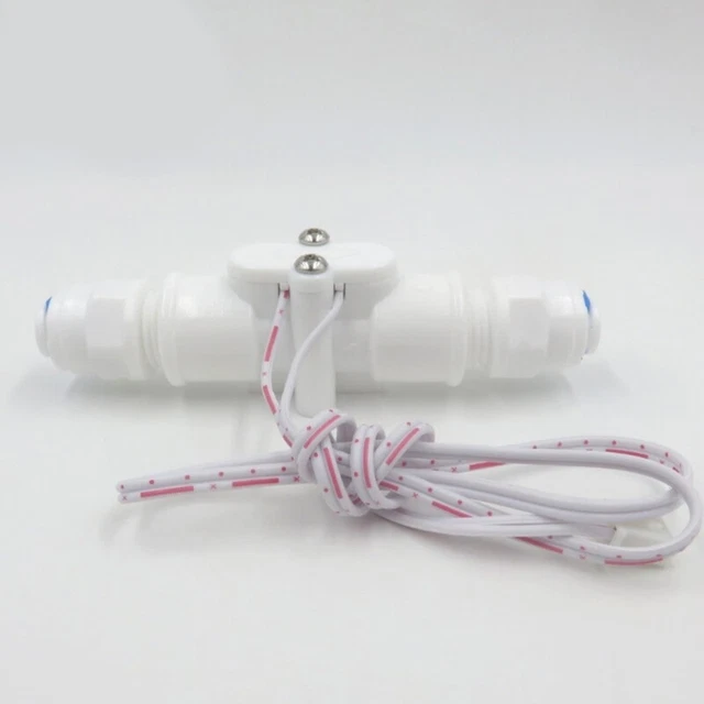 Lightweight 1/4" Water Flow Sensor Food-Grade Switch G1/4 Thread Plastic Sensor 3