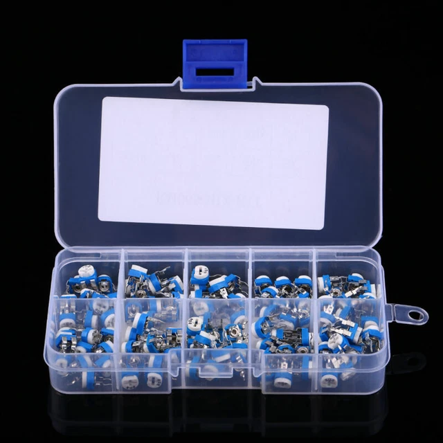 Resistenza Variabile Trimmer Potenziometro 100 Ohm - 100K Ohm 10 Valori