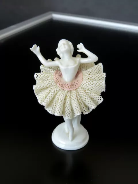 Unterweißbach Unterweissbach Ballerina aus Porzellan , Tänzerin , Figur, 8cm