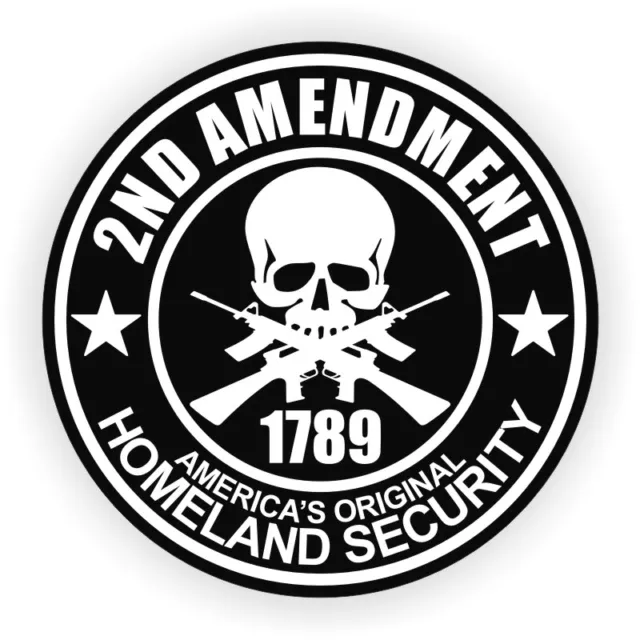 (10-pack) 2nd Amendment Hard Hat Decals | Motorcycle Helmet Stickers Black Ops
