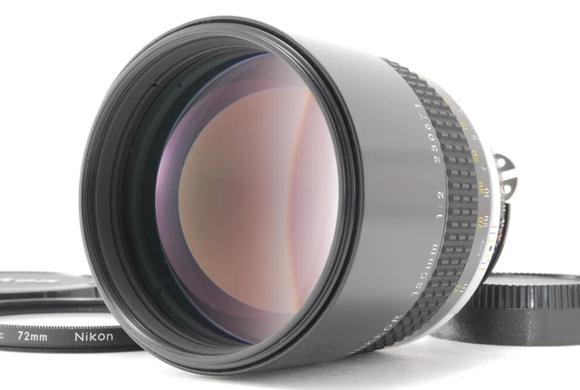 Near Mint+ Nikon Ai-S AIS Nikkor 135mm f/2 Telephoto Portrait MF Lens from Japan