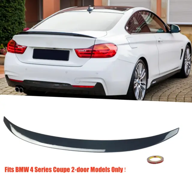 Rear Black Spoiler Wing Fit For BMW 4 Series F32 Coupe 2DR 435i 428i 2014-2019
