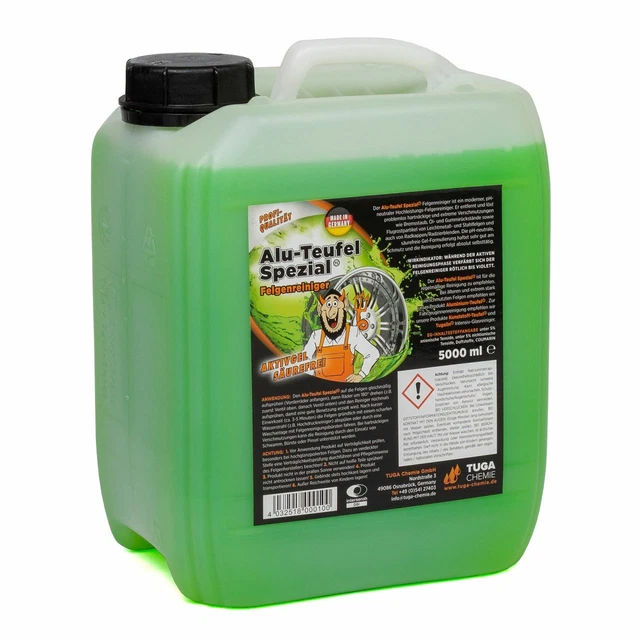 TUGA ALU TEUFEL SPEZIAL Felgenreiniger Aktiv Power Gel Säurefrei Grün 1x Liter 4