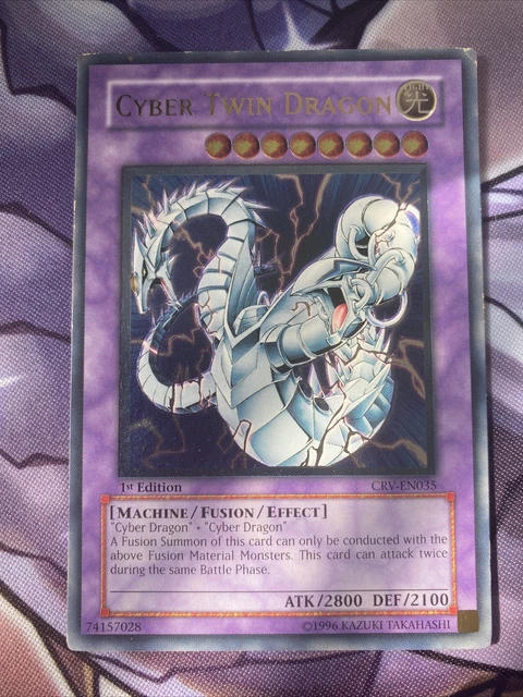 Yu-Gi-Oh! Cyber Twin Dragon [CRV-EN035] Ultimate Rare 1st Ed MP (1)