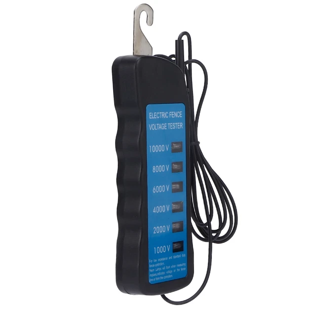 Electric Fence Voltage Tester Fencing Current Testing Tool With Indicator Light