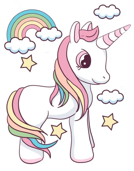 Unicorn Magical Magic Wall Stickers - 5 sizes available