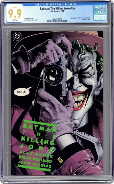 Batman The Killing Joke #1 Bolland Variant 1st Printing CGC 9.9 1988 0004541052