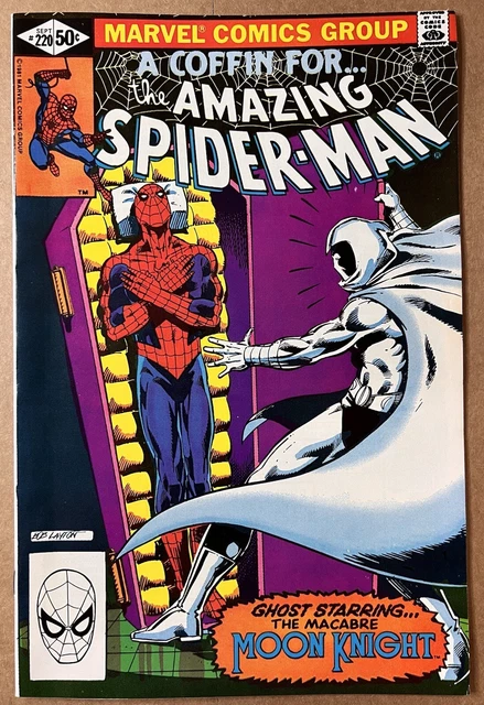 Amazing Spider-Man #220 (1981) FN/VF Moon Knight Cover