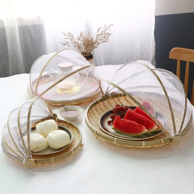 Panier en bambou peu encombrant pour une conservation sûre des fruits et légum