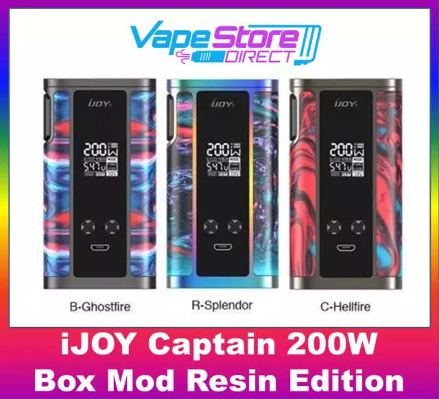 iJOY | Captain 200W Box Mod | Resin Edition | Dual 18650 20700 (Clearance NTBP)*