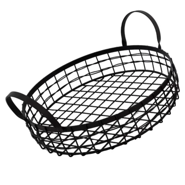 Fruit Holder Basket Wrought Iron Storage Basket Egg Storage Box Decorate