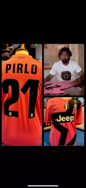 Andrea Pirlo Signed Juventus Shirt