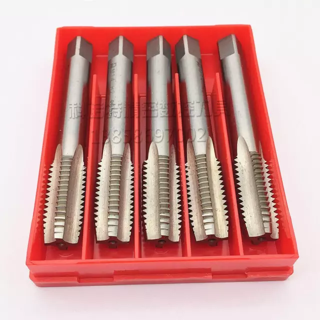 10pcs HSS Thread Tap Left Hand M2-M24 Straight Flute Machine Metric Thread H2 2