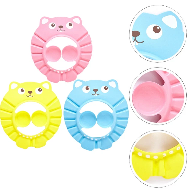 3 Pcs Baby Protector Children Shampoo Hat Baby Shower Hats