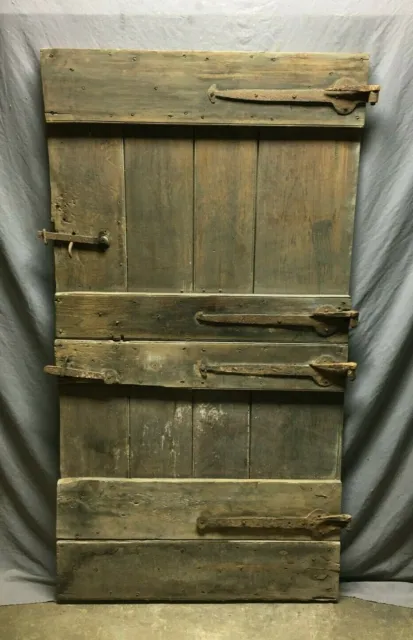 Antique Early 18TH Century  Dutch Door Old VTG Wrought Iron Hardware 1170-21B