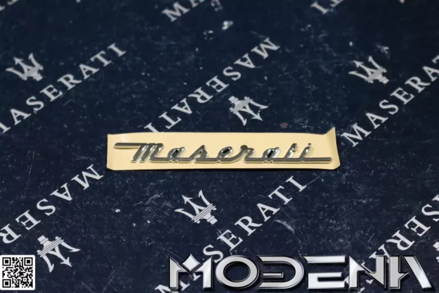 Original Maserati Emblem Lettering Scritta Interior Small Qp V Gransport 4200