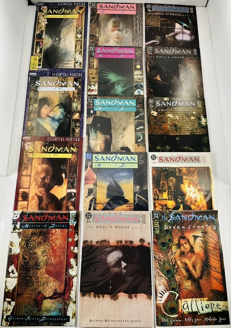 Lot Of 79 Sandman #1-75 / Overture 1-6 Complete Sets (-6) + 1 Shots Dc Gaiman