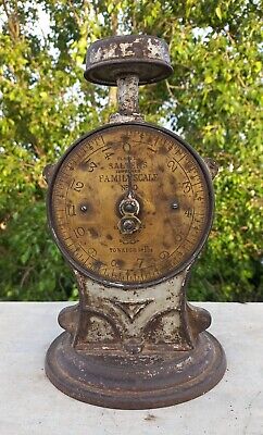 Antique Old Rare Salter's Family Scale No.50 Cast Iron Weighing Machine England