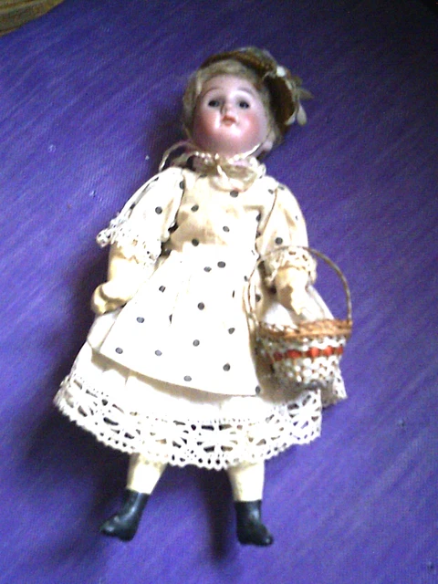 Poupée Tête Porcelaine Jumeau – 40cm – 1910 – Cheveux Naturels – France