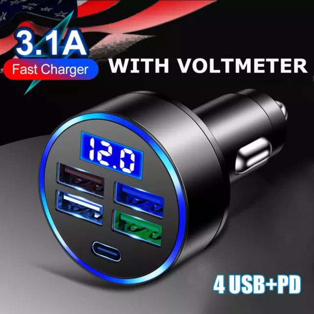 CAR charger adapter for LIONLEDBC Black + Decker spotlight Peg 5