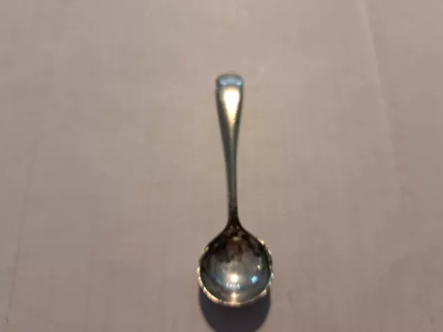 Vintage EPNS Salt or Mustard Spoon From Wiliam Page & Co of Birmingham