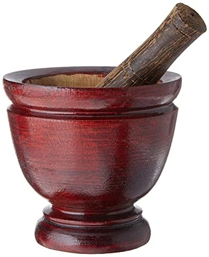 Thai Mortar Pestle Grinding Cookware Thai Food Menu Recipe Kitchen Tool Produ...