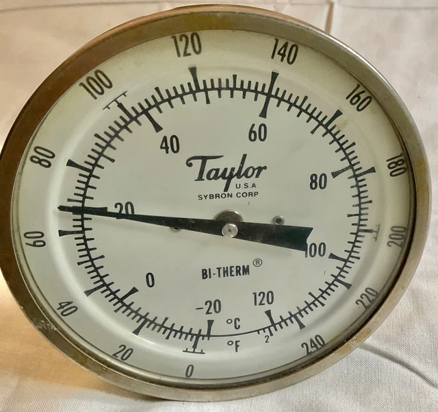 Taylor Bi Therm Thermometer Large Industrial