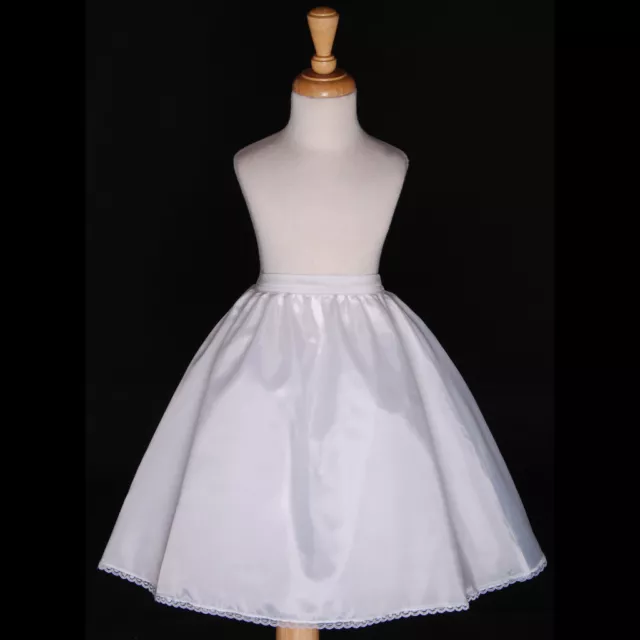 Freeshipping Wedding Flower Girl Dress Petticoat Slip Underskirt Crinoline S M L