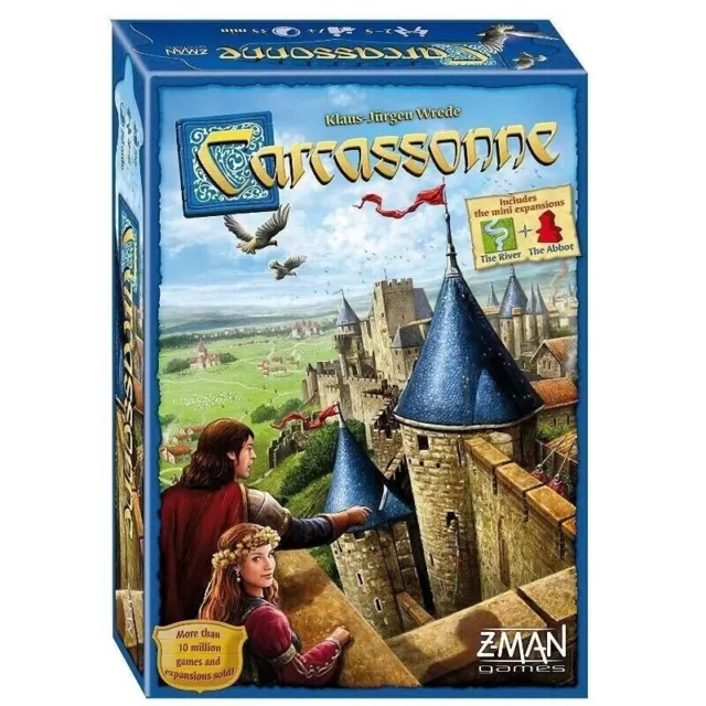 Carcassonne New Edition Board Game by Z-Man Games New Sealed Free Post