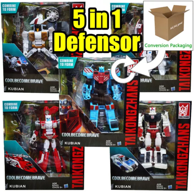 Robot Kids Toys Transformers G1 5in1 Bruticus Defensor Autobot IDW Action Figure