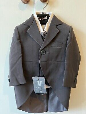 Boys 5 piece suit - formal, wedding, Christening, party Christmas Tails 3-6 m